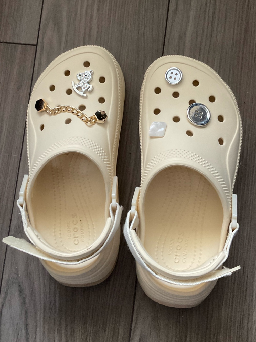 Crocs Classic Hiker Escape Clogs with Jibbitz charms